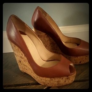Christian Louboutin size 36.5 cork wedges